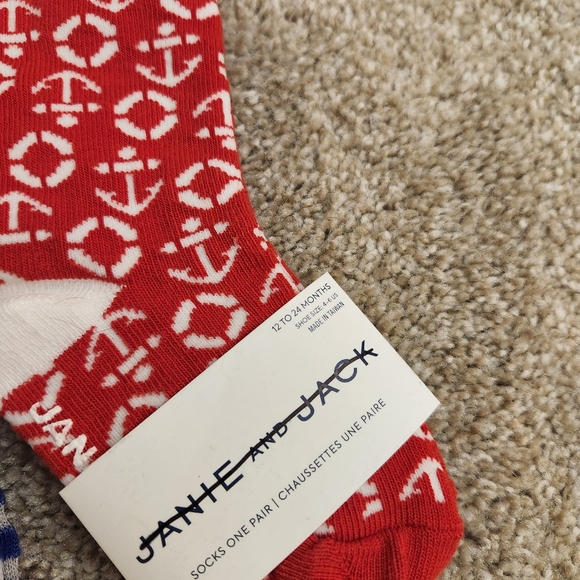 New with tags! Kids Janie and Jack Socks size 12 to 24 Months - Picture 3 of 5